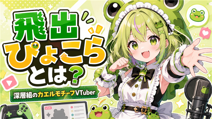 飛出ぴょこらとはどんなVTuberか