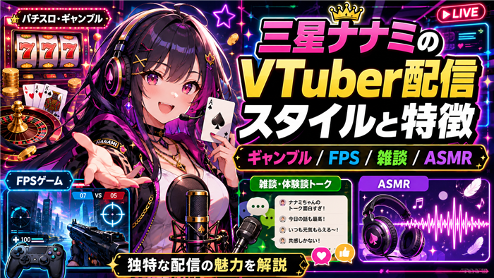 三星ナナミのVTuber配信スタイルと特徴