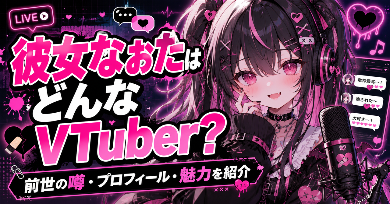 「彼女なぉた」はどんなVTuber？前世の噂・プロフィール・活動の魅力を公開情報で紹介