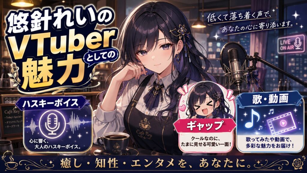 悠針れいのVTuberとしての魅力