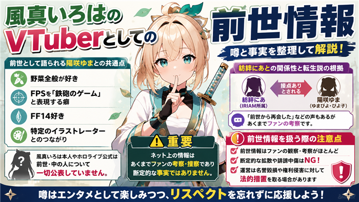 風真いろはのVTuberとしての前世情報