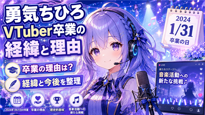勇気ちひろVTuber卒業の経緯と理由